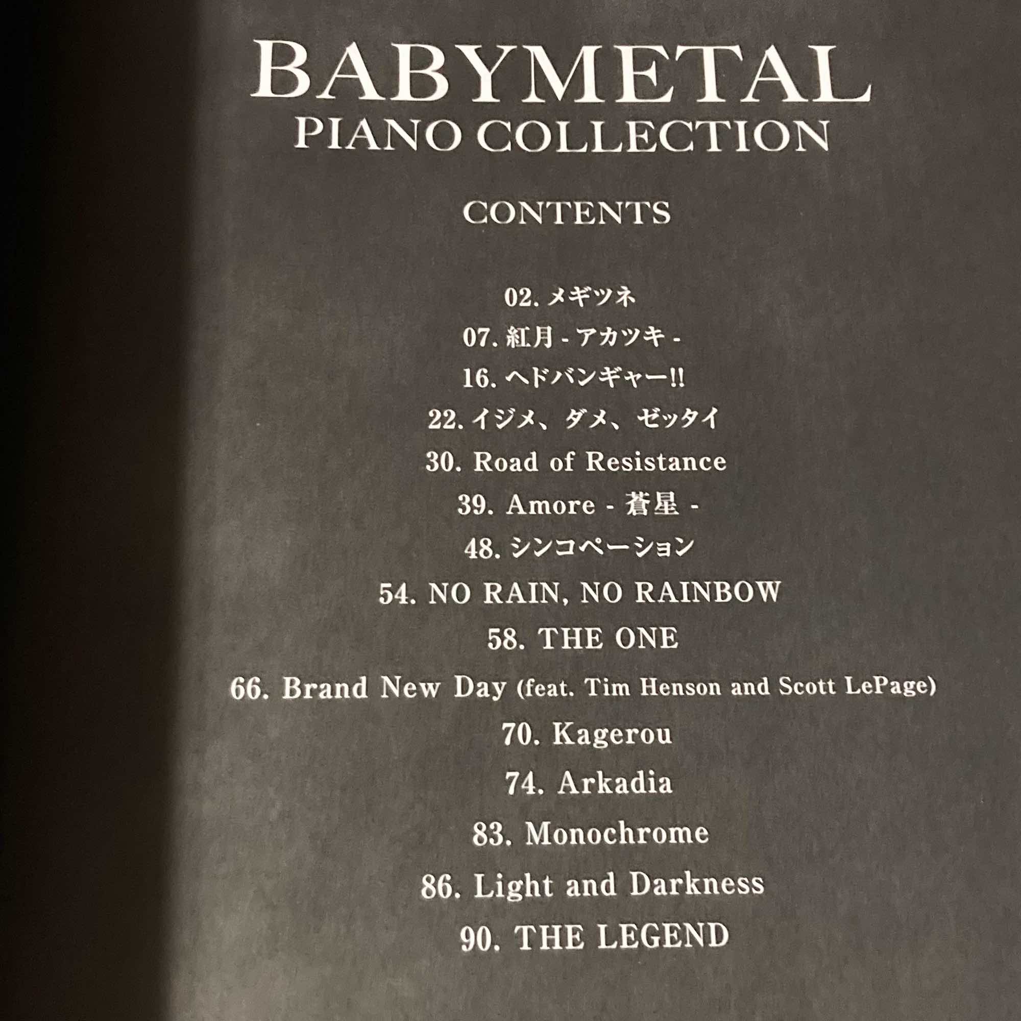 BabyMetal Piano Solo Collection - Image 3