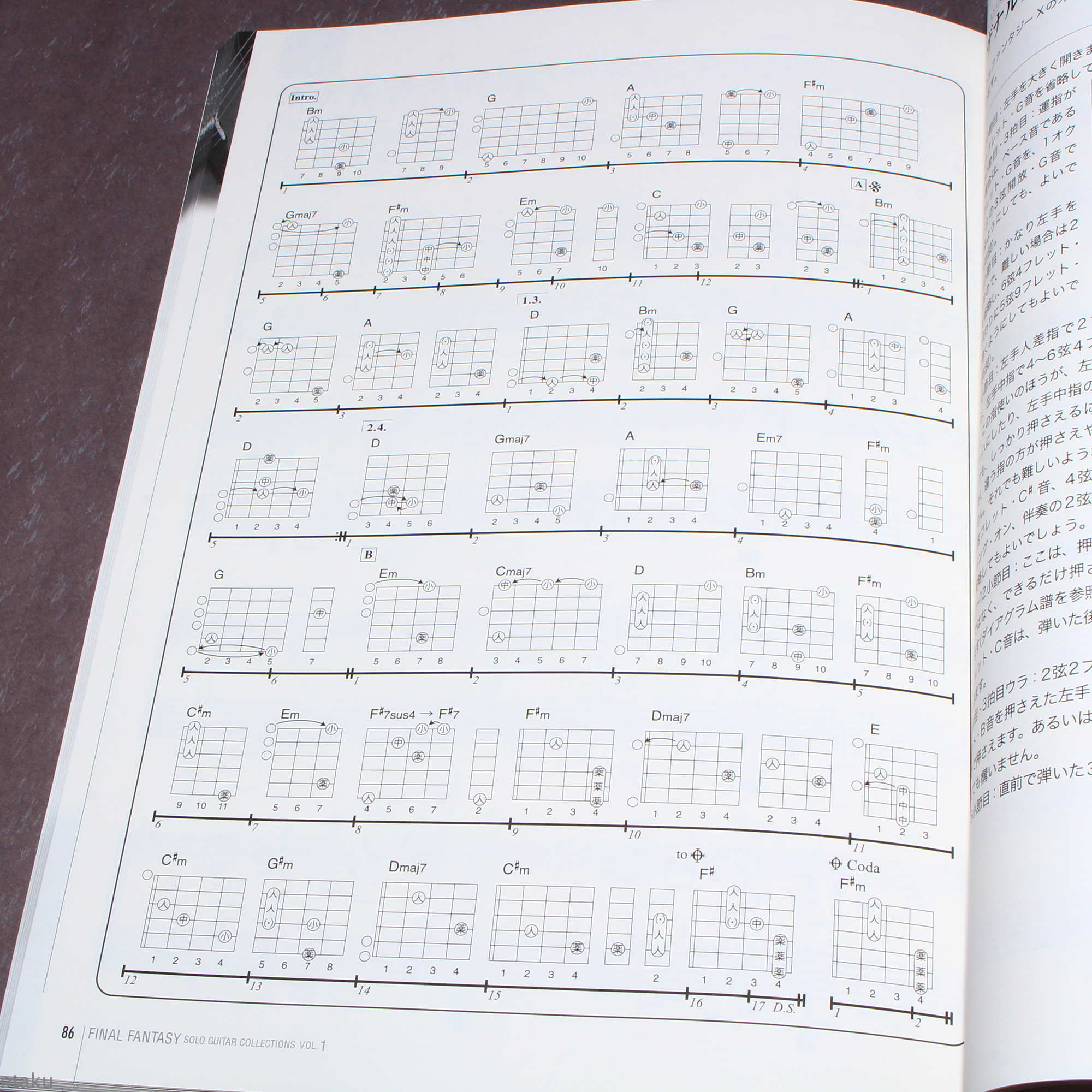 Final Fantasy Solo Guitar Collections Vol. 1 Tab Music Score and CD - Image 4