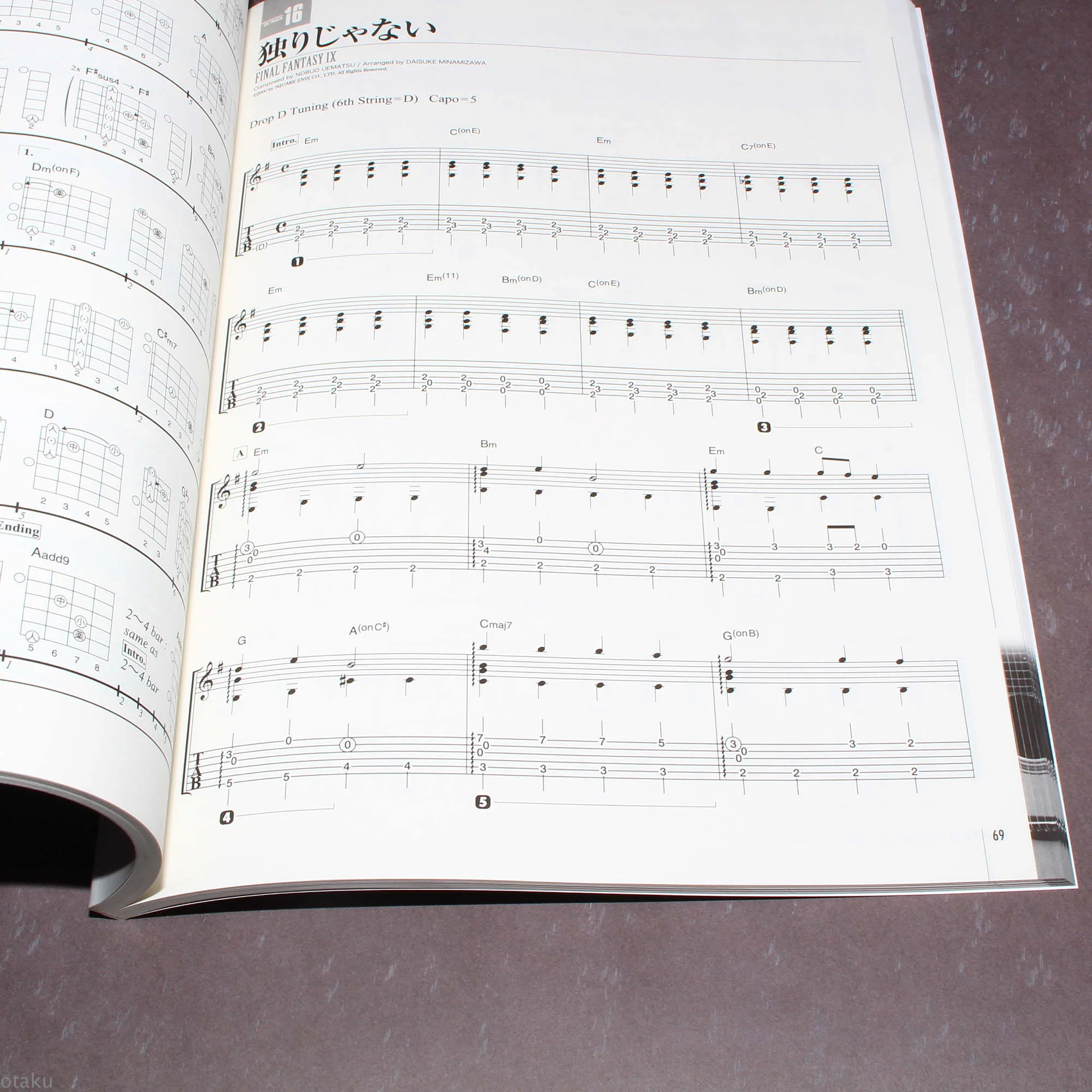 Final Fantasy Solo Guitar Collections Vol. 3 Tab Music Score and CD - Image 4