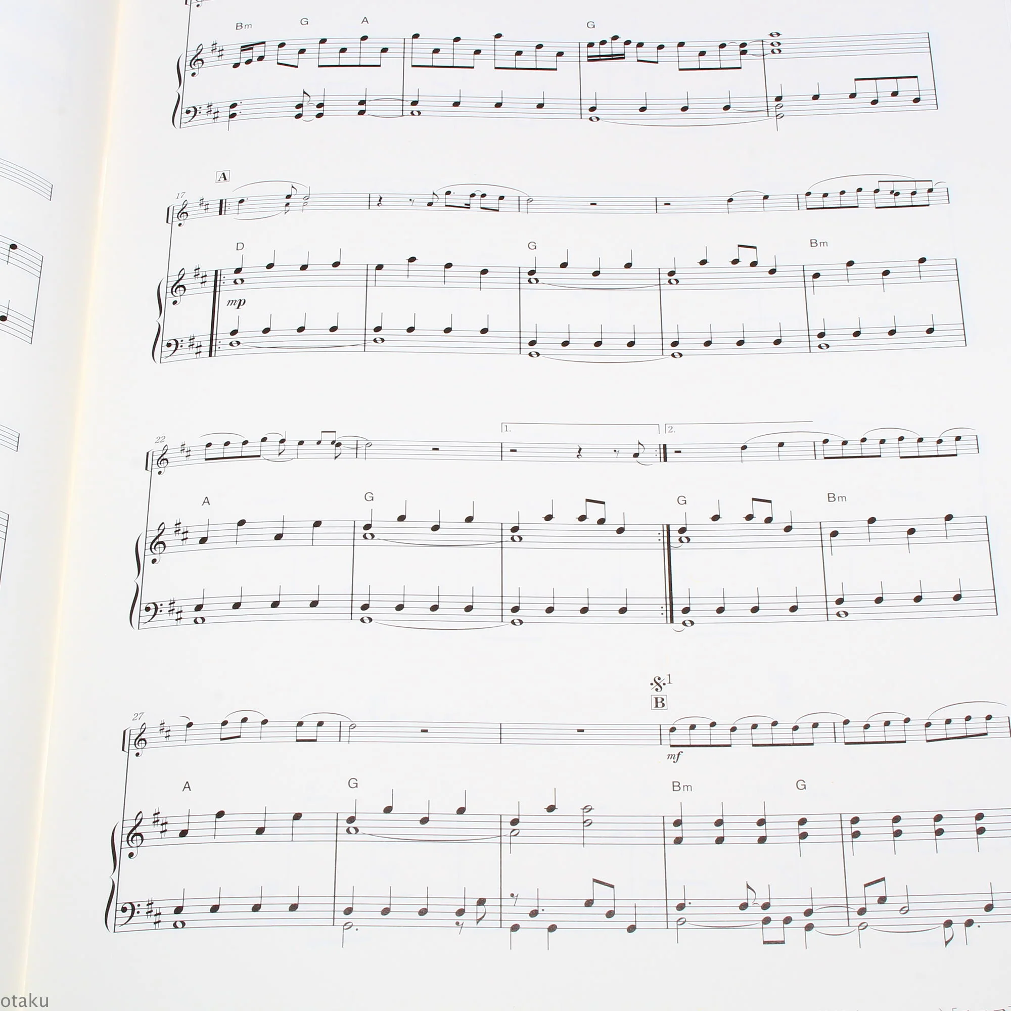 Your Name / Kimi no Na wa - Radwimps - Flute Score Book - Image 2