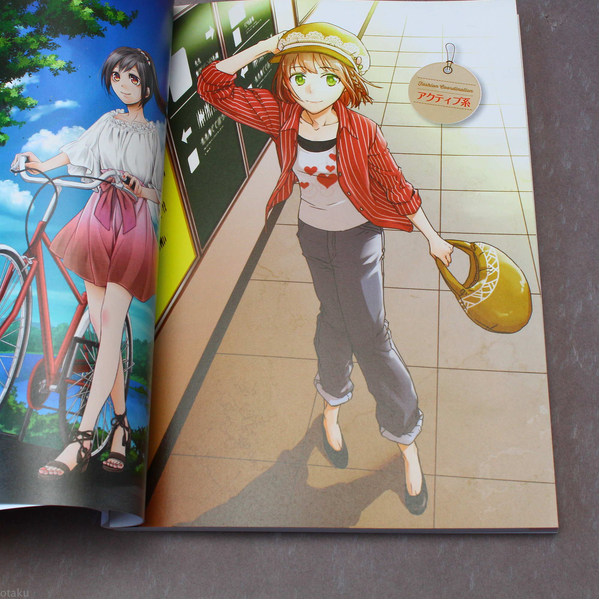 Manga Characters Clothing Illustration Collection - Girls Style - Image 8