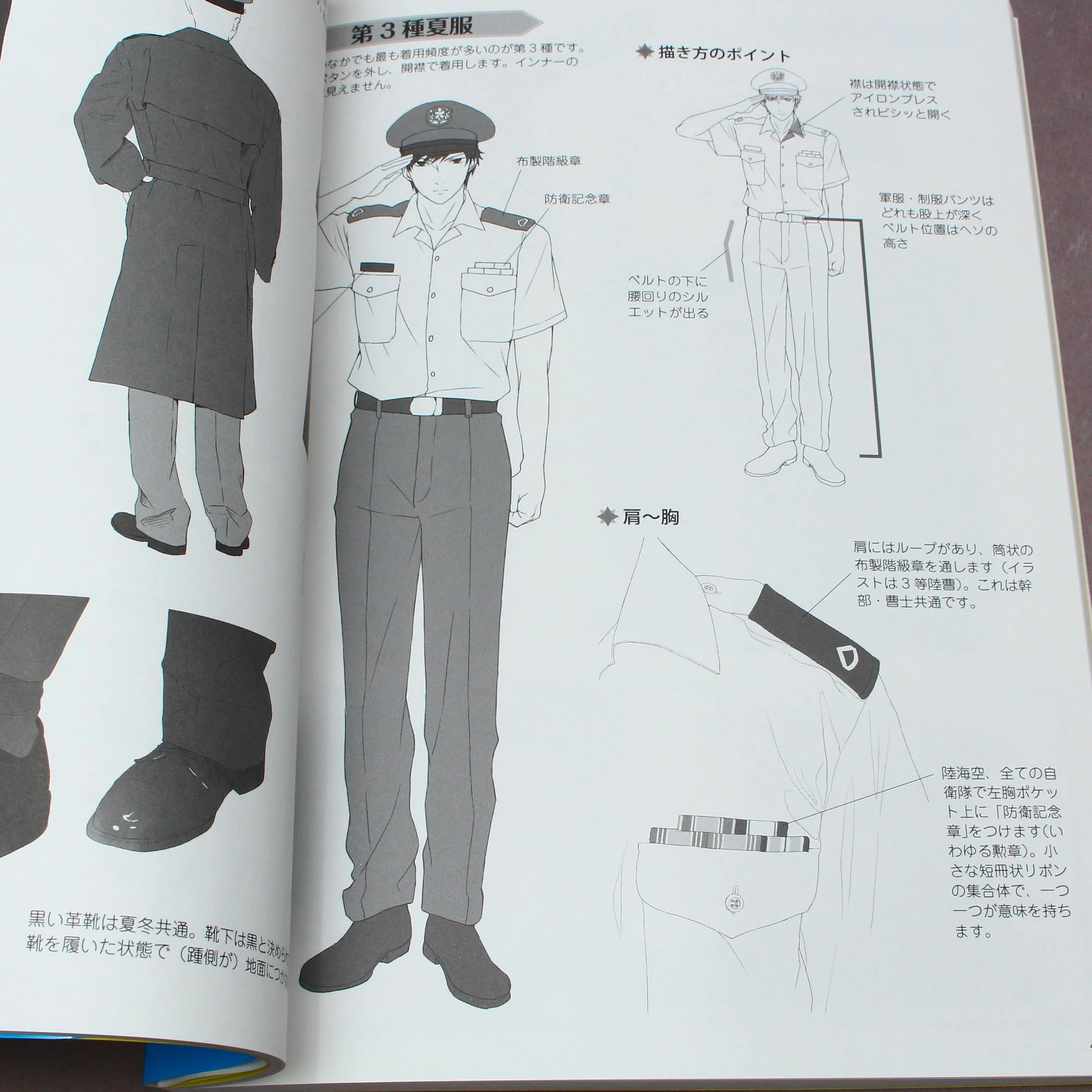 How to Draw: American Military and JSDF Uniforms - Image 6