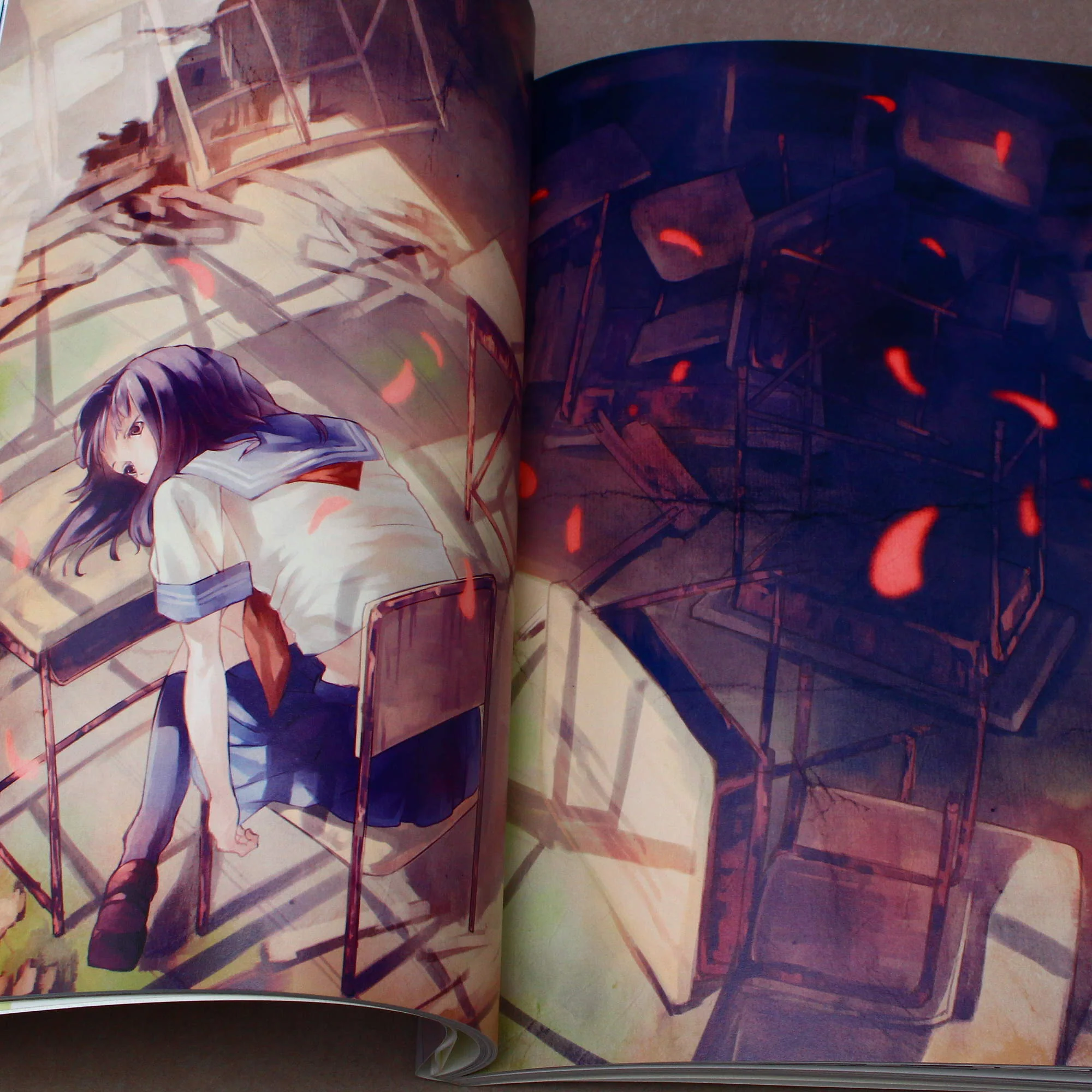 School Girls Illustrations - Japan Art Book - Image 6