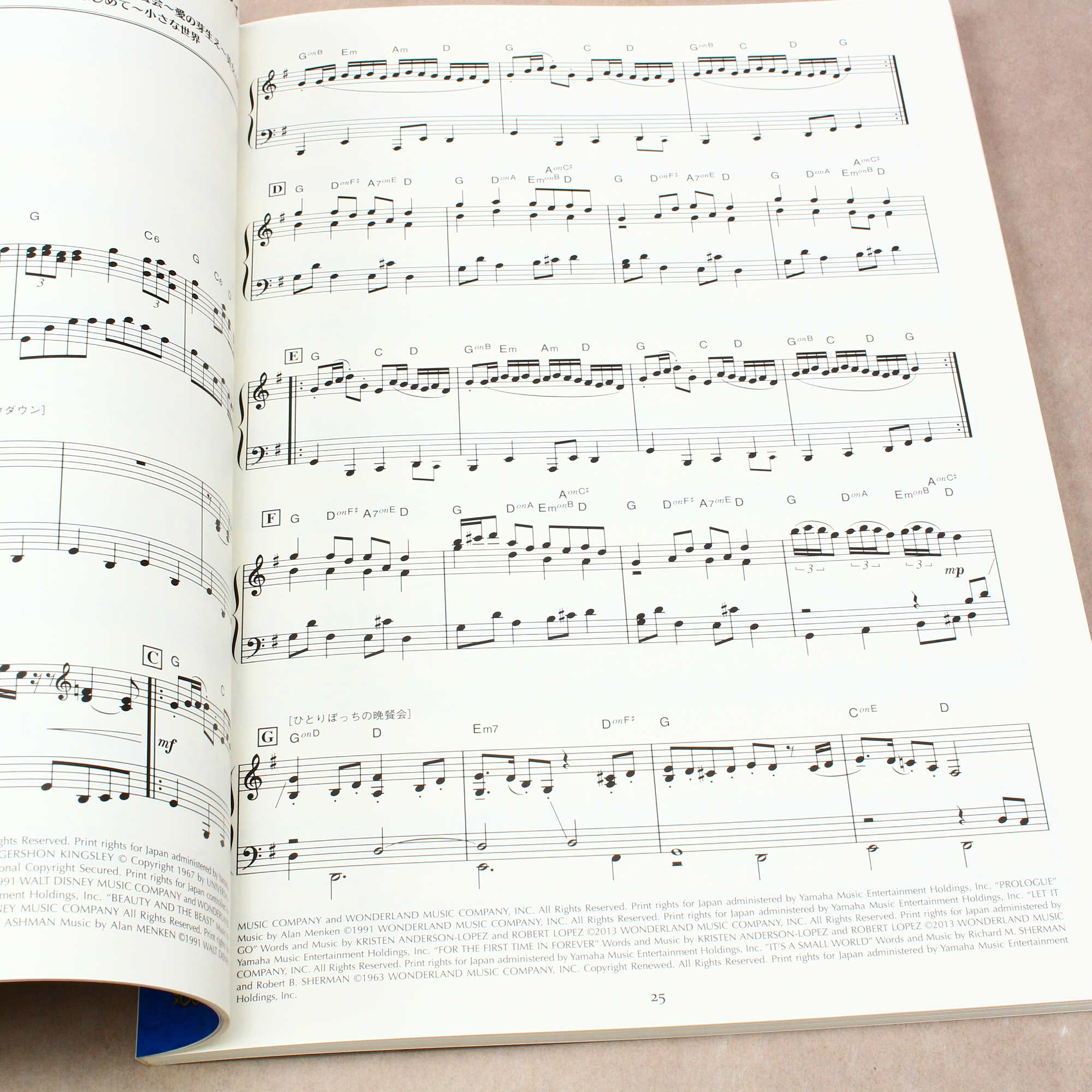 Tokyo Disneyland 35 Years Selection - Piano Solo Music Score - Image 4
