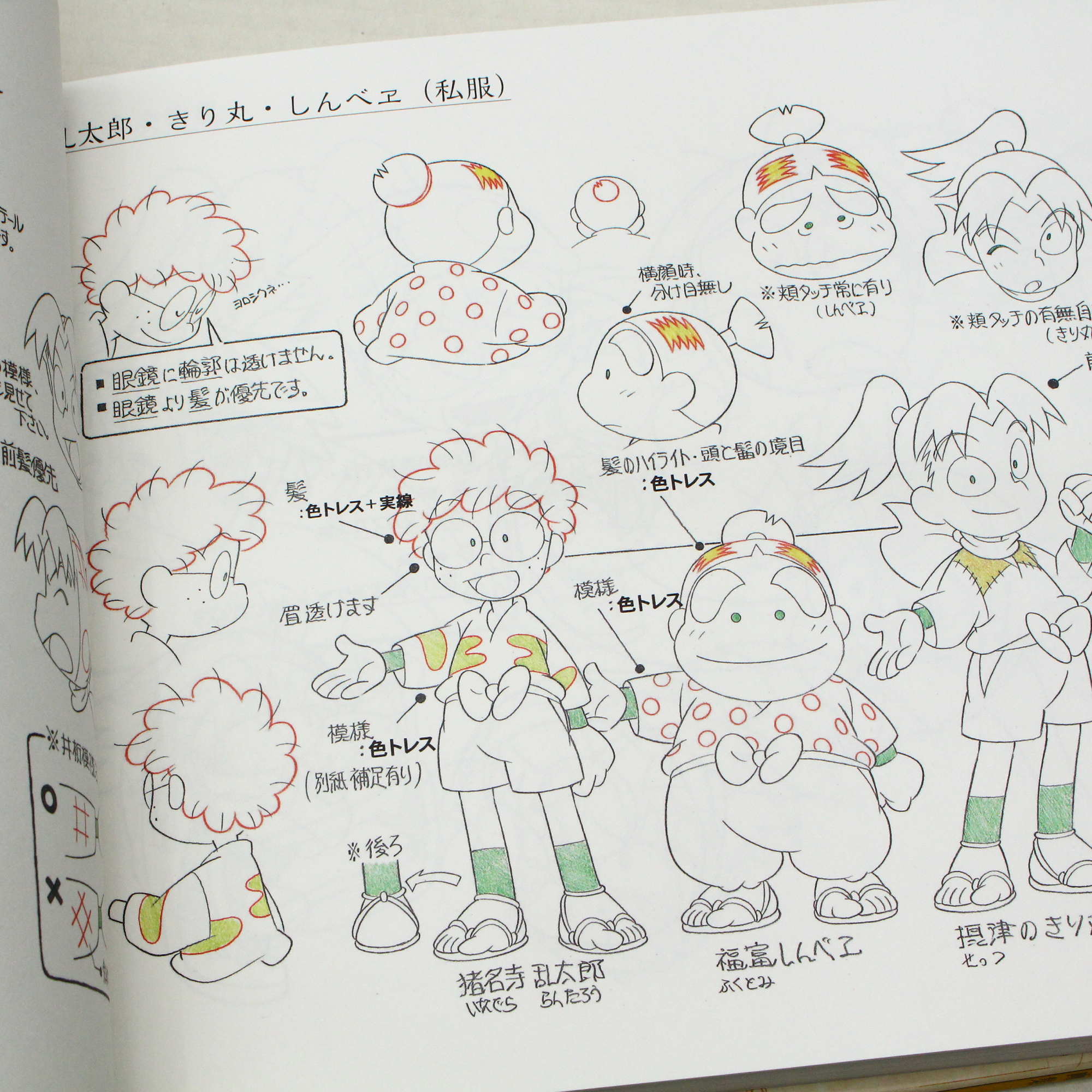 Nintama Rantarou - Animation Style Book - Image 8