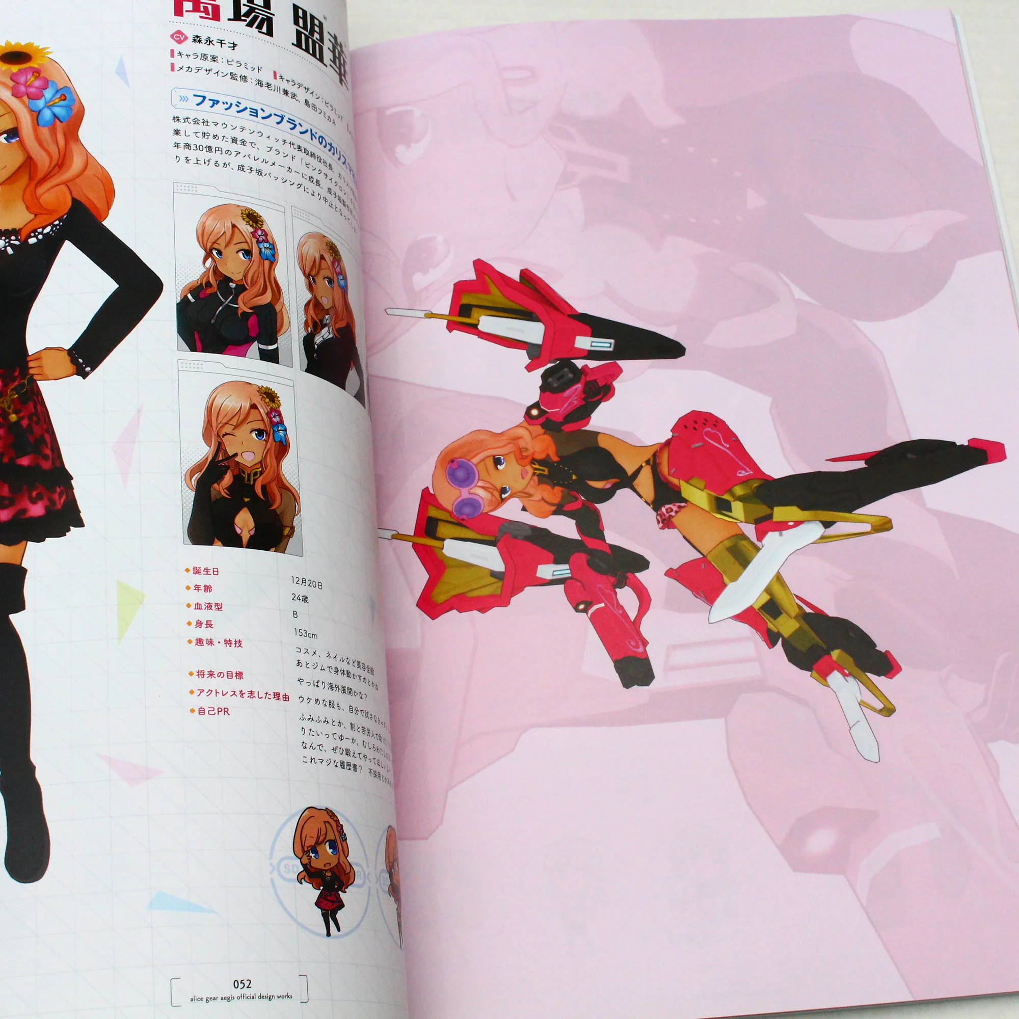 Alice Gear Aegis - Official Design Works Book - Image 4