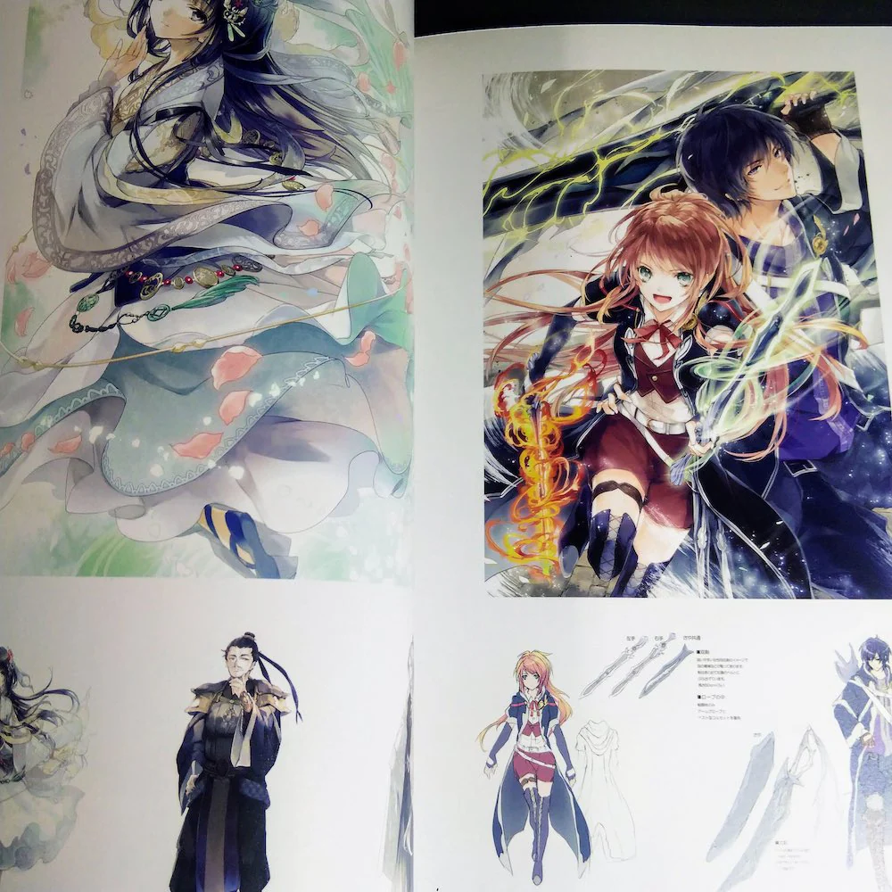 Tsubaki to Snowdrop - Laruha Art book - Image 3