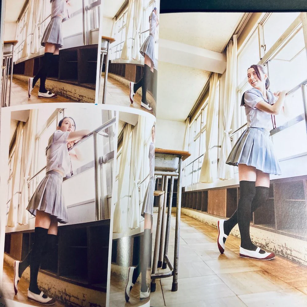Real Action Pose Collection 05 - Aori Motion - high school girls - Image 3