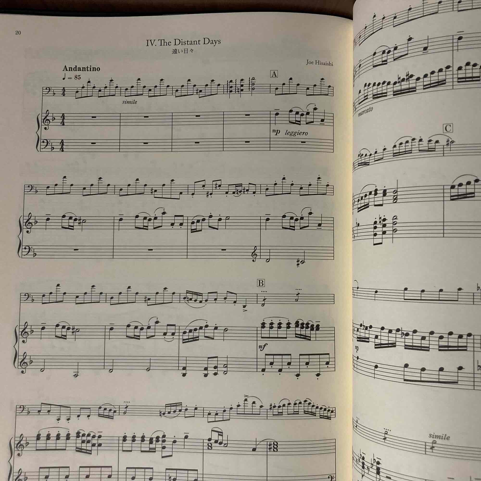 Joe Hisaishi Five Melodies from Nausicaa Cello and Piano - Image 2