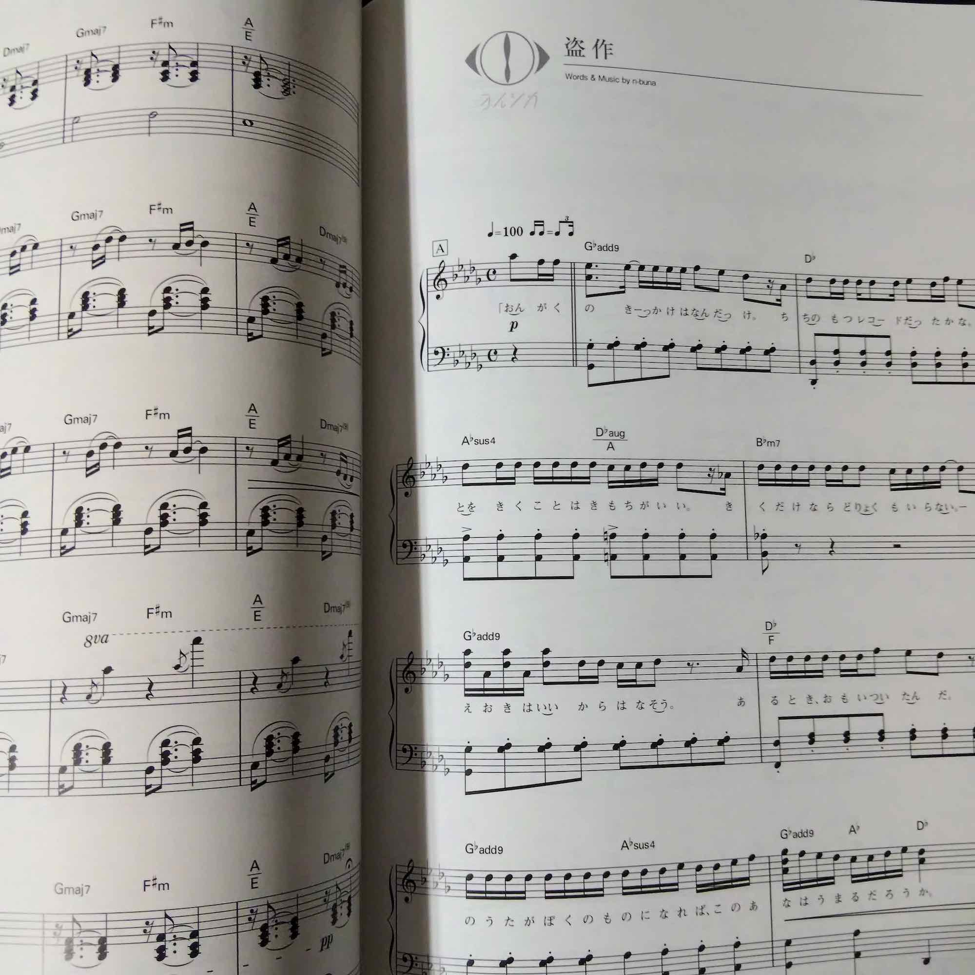 Yorushika - Tosaku / SOSAKU Piano Solo Music Score Book - Image 3