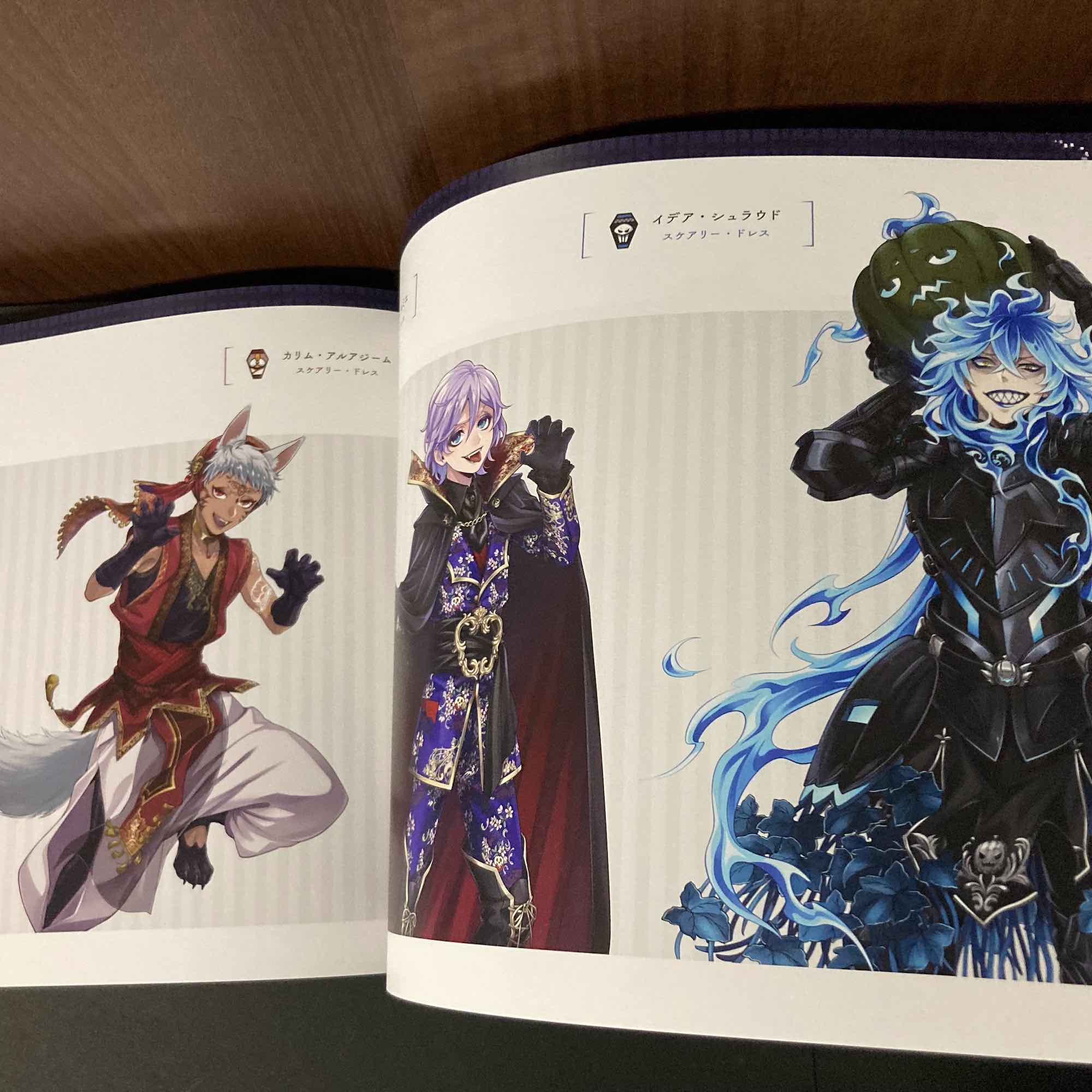 Twisted Wonderland Official Visual Book 2 Card Art + Line Drawing - Image 3
