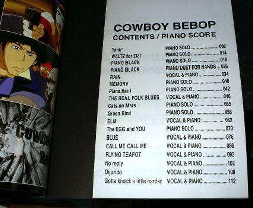 Cowboy Bebop - Yoko Kanno Piano Music Score - Image 2