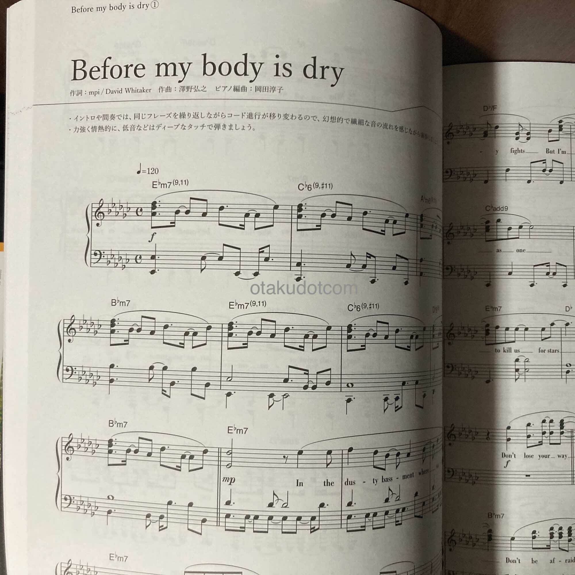 Sawano Hiroyuki Collection Piano Solo - Image 2