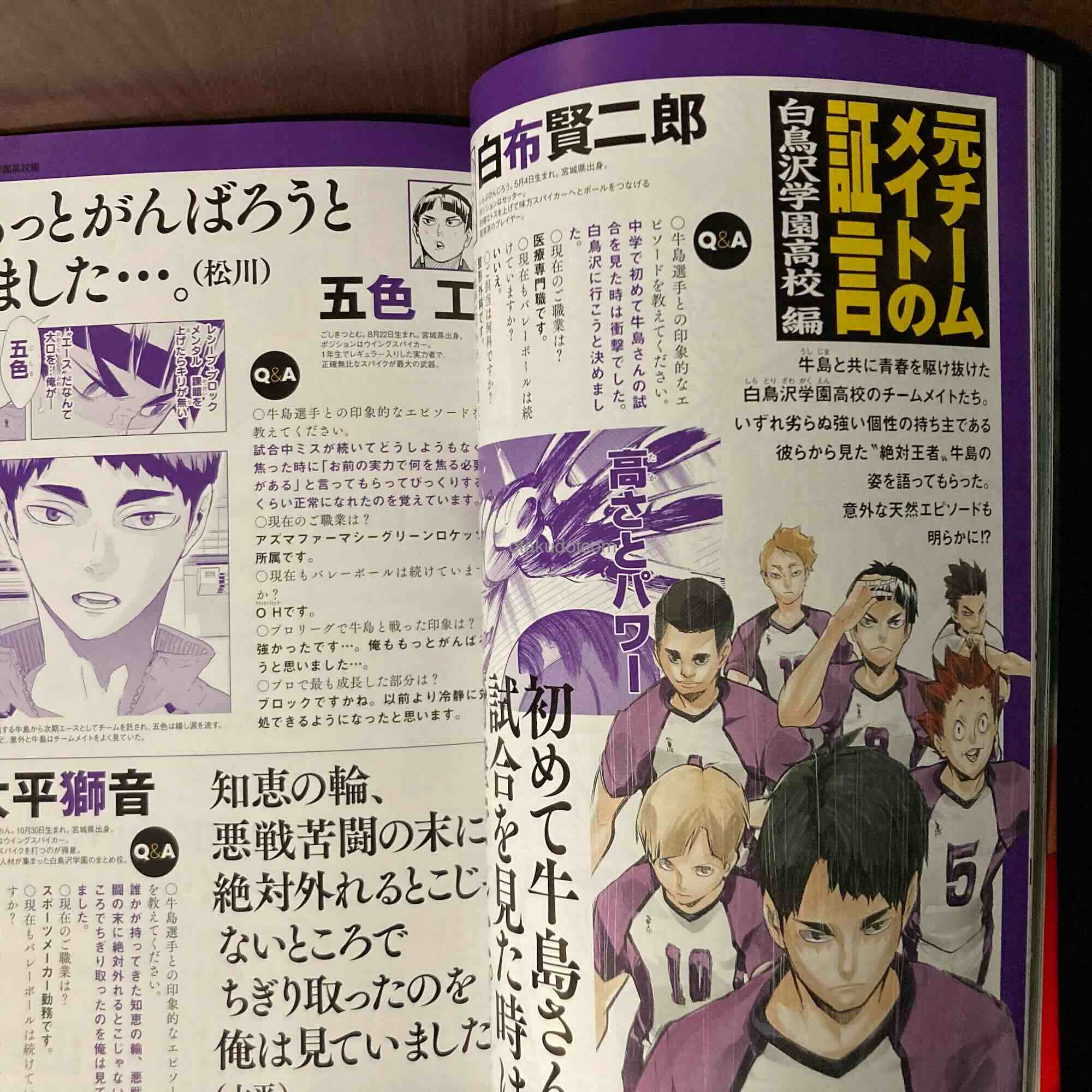 Haikyu magazine August 2025 - Image 2