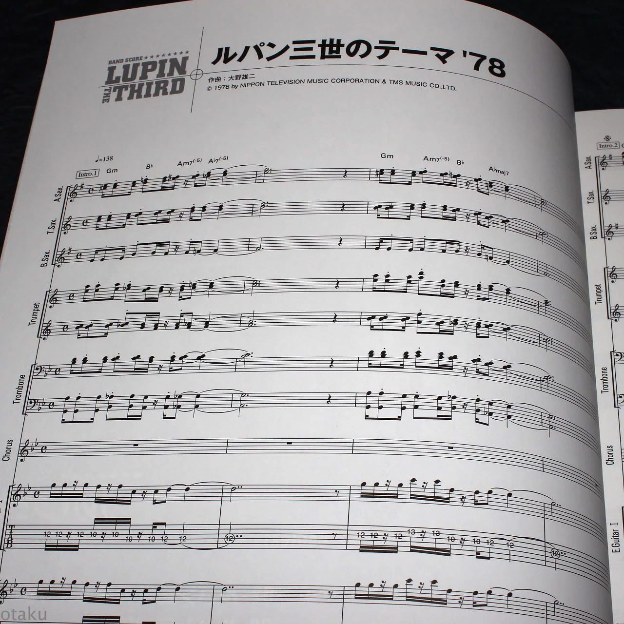 LUPIN THE THIRD - Band Score - Image 3